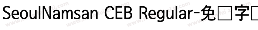 SeoulNamsan CEB Regular字体转换